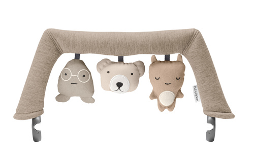 BABYBJORN - toy for bouncer - Soft Friends, Neutrals