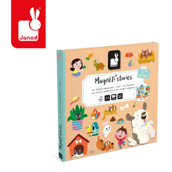 Janod - Magnetic puzzle Pets Magneti'stories 3+