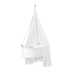 LEANDER - Classic™ cradle with mattress, white