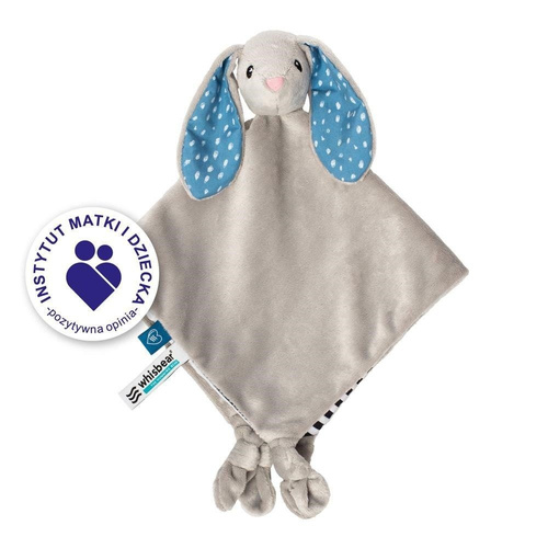 Whisbear -  DouDou Comfort Blanket Bunny (grey)