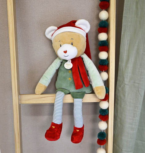 DOUDOU - Christmas pixy plush, Doudou et Compagnie, 40 cm, Farceur Cotillon