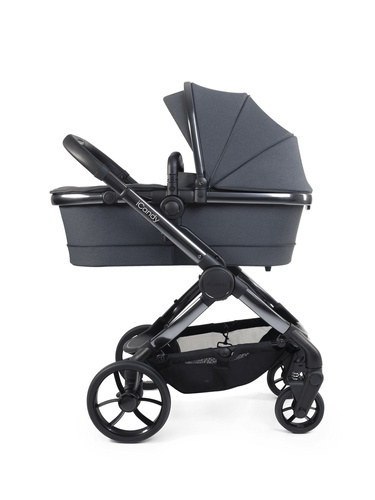 iCandy Peach 7 Pushchair and Carrycot Dark Grey - Complete Bundle