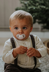 ELODIE DETAILS - silicone pacifier 3m+, Joy to the world