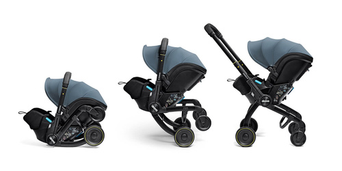 Doona - Doona X Car Seat & Stroller - Ocean Blue