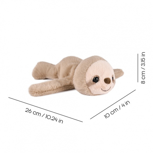 DOUDOU – Podcoll sloth plush slap bracelet, Histoire d'Ours, beige