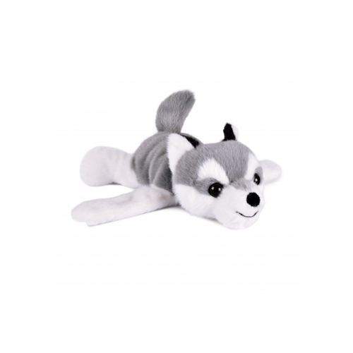 DOUDOU – Podcoll plush husky slap bracelet, Histoire d'Ours, light grey