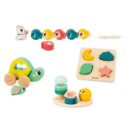 Janod - Set of educational toys Box 18 months