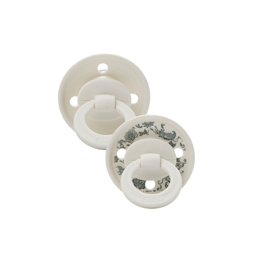 ELODIE DETAILS - silicone pacifier 3m+ Binky Bundle, garden leo toile - 2 pieces