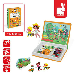 Janod - Magnetic puzzle 4 seasons Magnetibook collection 2018