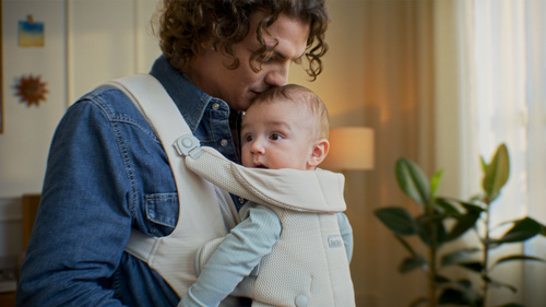 BABYBJORN - Baby Carrier HOLD, MESH, Cream