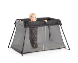 BABYBJÖRN - Travel Crib Light, Black + sheet