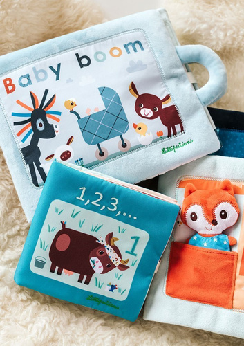 LILLIPUTIENS - Soft book for learning to count 1, 2, 3 ... 18 m +