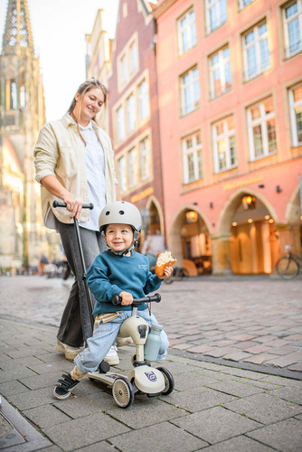 SCOOTANDRIDE - Highwaykick Push and Go 2in1 Ride and scooter 1-5 years Ash