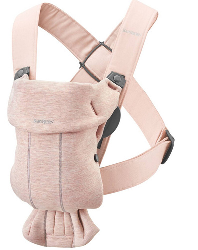 BABYBJÖRN - Baby Carrier MINI 3D Jersey, Light pink