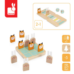 Janod - Wooden roll up with a bell Bird Tropic 10m +