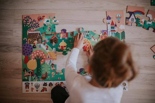 Janod - Observation puzzles in a suitcase Fairy tales 24 elements 3+