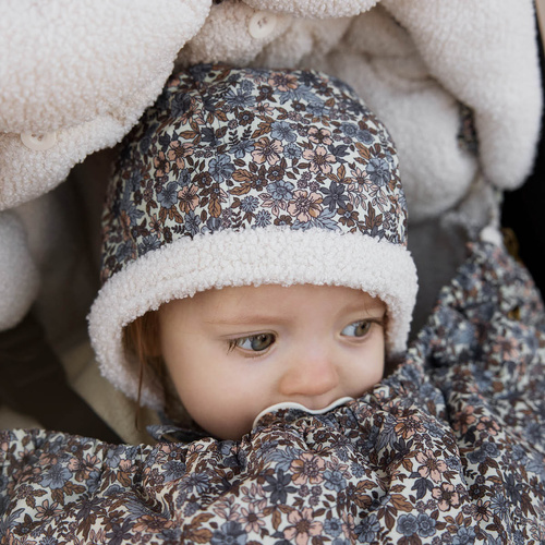 Elodie Details - Winter Bonnet - Blue Garden- 6-12 months