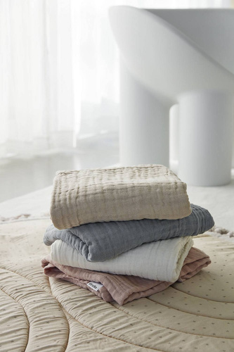 Elodie Details - Crincled Blanket - Blushing Pink