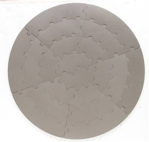 Baby Dan – Round foam play mat, grey