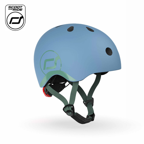 SCOOTANDRIDE - XXS-S helmet for children 1-5 years Steel