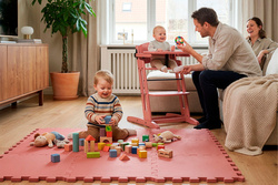 BabyDan - DanChair feeding chair + DanTray tray SET, warm rose