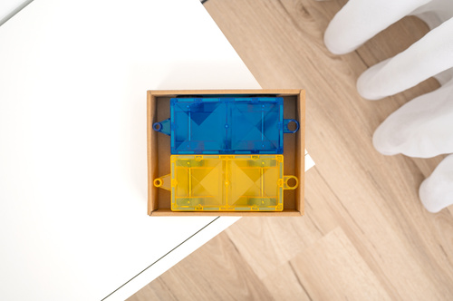 CONNETIX – Bright Car Pack magnetic tiles 2 pcs.