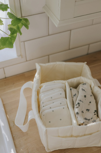 Elodie Details - Diaper Caddy, creamy white