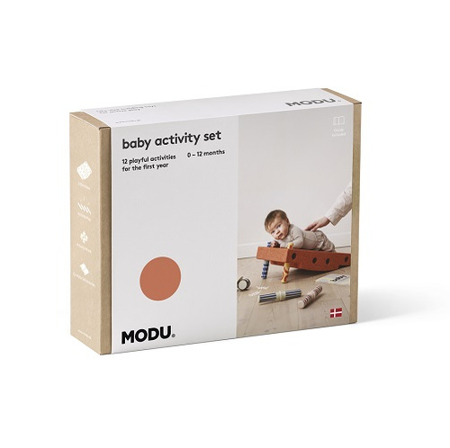 MODU - Baby Activity Set - Burnt Orange / Dusty Green