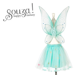 Souza! - Kostium spódniczka i skrzydła elf wróżka Angelina 3-5 lat