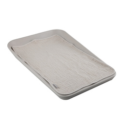 LEANDER - topper for changing mat MATTY™, 2-pack, Cappuccino/Mocca