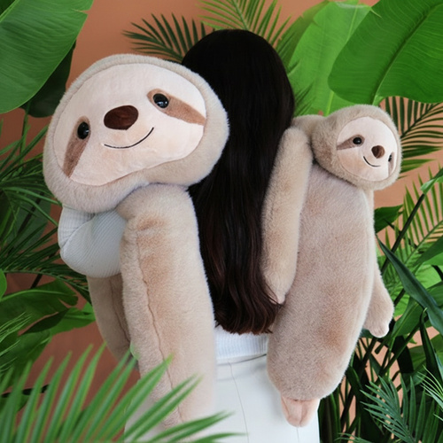 DOUDOU – Histoire d'Ours weighted plush sloth, 100 cm, beige