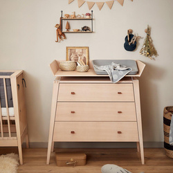 LEANDER - LINEA™ changing unit for the LEANDER LINEA™ dresser, beech