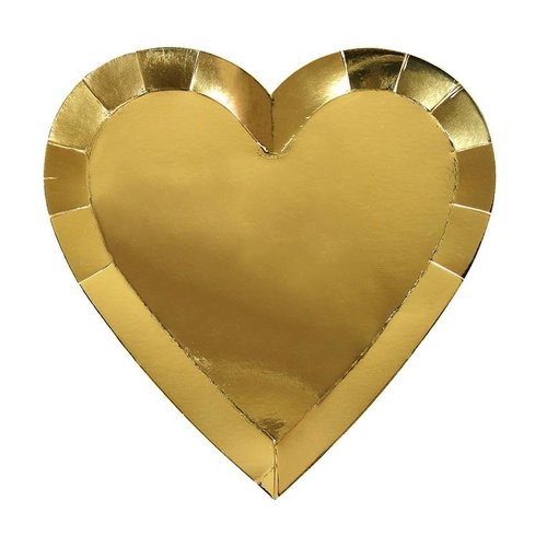 Gold Heart Large Plate