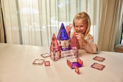 CLEVERCLIXX – Princess Palace Pack magnetic building blocks – 38 pieces