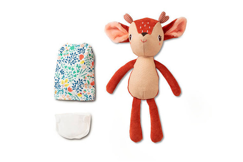 LILLIPUTIENS - Roe-deer Stella cuddly toy with accessories for falling asleep 2 years +