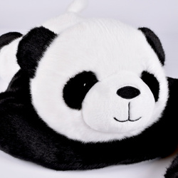 DOUDOU – weighted plush panda (Histoire d'Ours), 75 cm, black and white