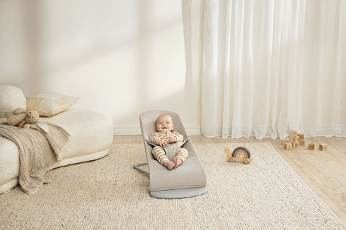 BABYBJÖRN - Bouncer BLISS Woven - Mélange, Light Beige