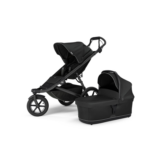 Wózek Thule Urban Glide 3 - Black on Black + gondola - ZESTAW