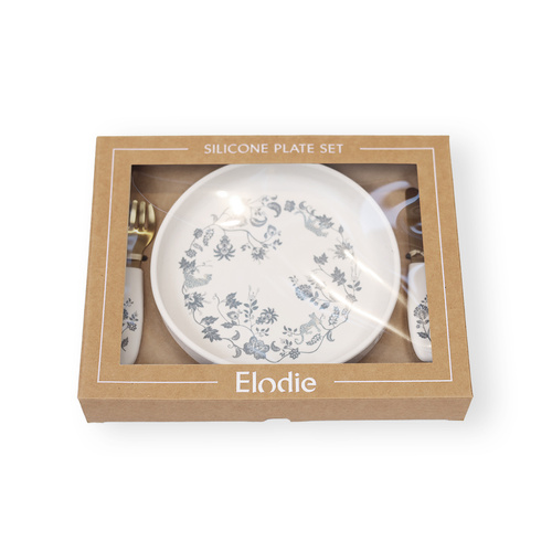 Elodie Details - Silicone Plate Set - Garden Leo Toile