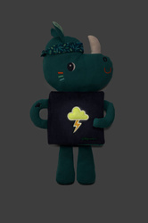 LILLIPUTIENS - Cuddle book Marius the rhinoceros 3m+