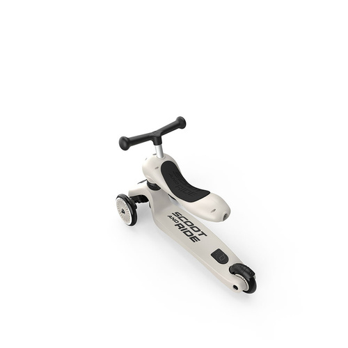 SCOOTANDRIDE - Highwaykick 2in1 Ride and scooter 1-5 years Ash