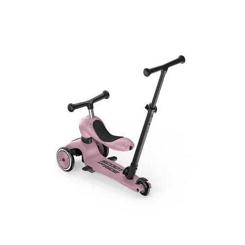 SCOOTANDRIDE - Highwaykick Push and Go 2in1 Ride and scooter 1-5 years Wildberry