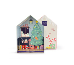 DOUDOU - Christmas pixy plush with house, Doudou et Compagnie, 27 cm, Farceur Cotillon