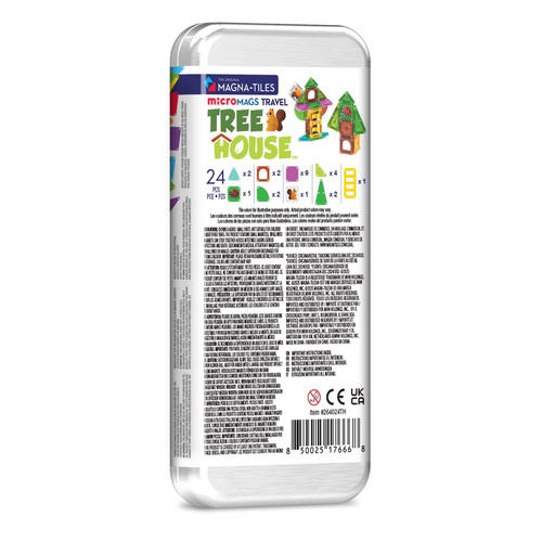 MAGNA-TILES - microMAGS Treehouse Travel magnetic blocks 24 pcs.