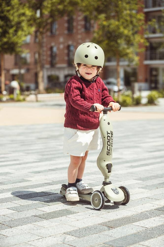 SCOOTANDRIDE - Highwaykick 2in1 Ride and scooter 1-5 years Olive