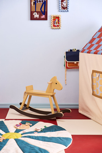 KID'S CONCEPT - rocking horse, honey yellow