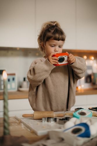 Kidywolf - KIDYCAM - digital camera for children, waterproof, red