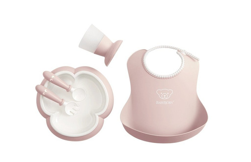 BABYBJORN - Baby Dinner Set - Powder Pink