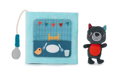 LILLIPUTIENS Activation book with a mini cuddly toy Bon appetit! Wolf Louis 12 m+