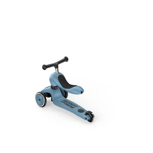 SCOOTANDRIDE - Highwaykick Push and Go 2in1 Ride and scooter 1-5 years Steel